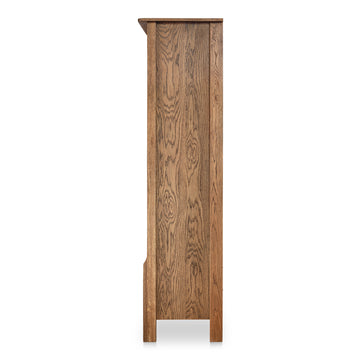 Caroline Warm Brown Bookcase - Ornate Home