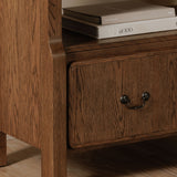 Caroline Warm Brown Bookcase - Ornate Home