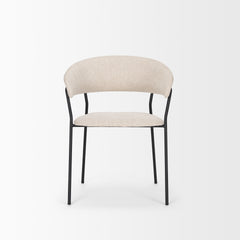 Carolyn Oatmeal Contoured Back Dining Side Chair (Set of 2) - Ornate Home