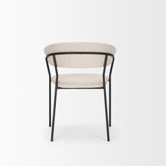 Carolyn Oatmeal Contoured Back Dining Side Chair (Set of 2) - Ornate Home
