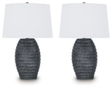 Caronick Antique Silver Table Lamp (Set of 2) (Online Special Price) - Ornate Home