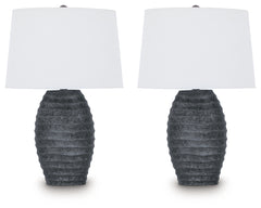 Caronick Antique Silver Table Lamp (Set of 2) - Ornate Home