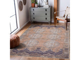 Carrabelle Peach Washable Area Rug - Clearance - Ornate Home