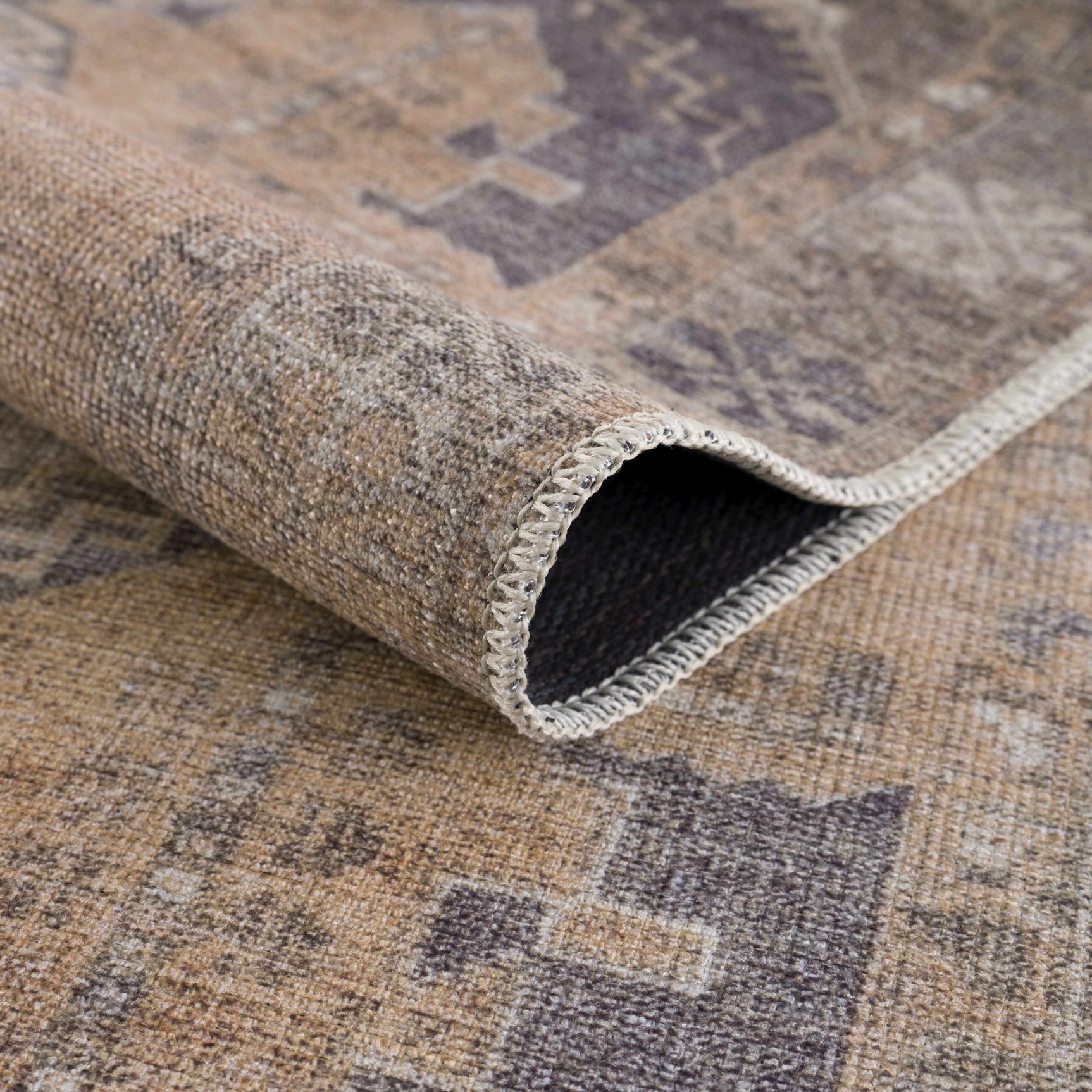 Carrabelle Peach Washable Area Rug - Clearance - Ornate Home