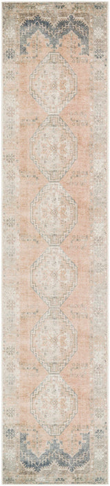 Carrabelle Peach Washable Area Rug - Clearance - Ornate Home