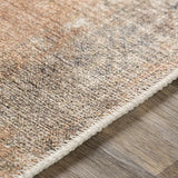 Carrabelle Peach Washable Area Rug - Clearance - Ornate Home