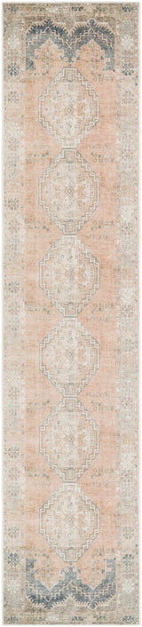 Carrabelle Peach Washable Area Rug - Clearance - Ornate Home