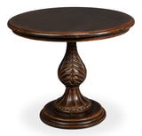Carraway Brown Round Side Table - Ornate Home