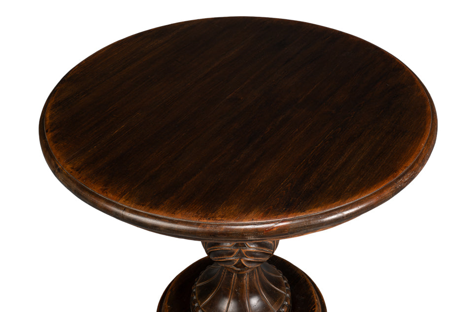 Carraway Brown Round Side Table - Ornate Home