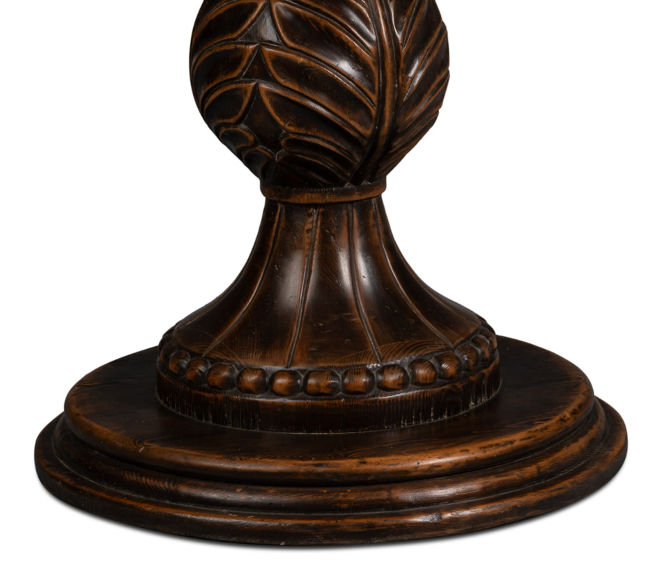 Carraway Brown Round Side Table - Ornate Home