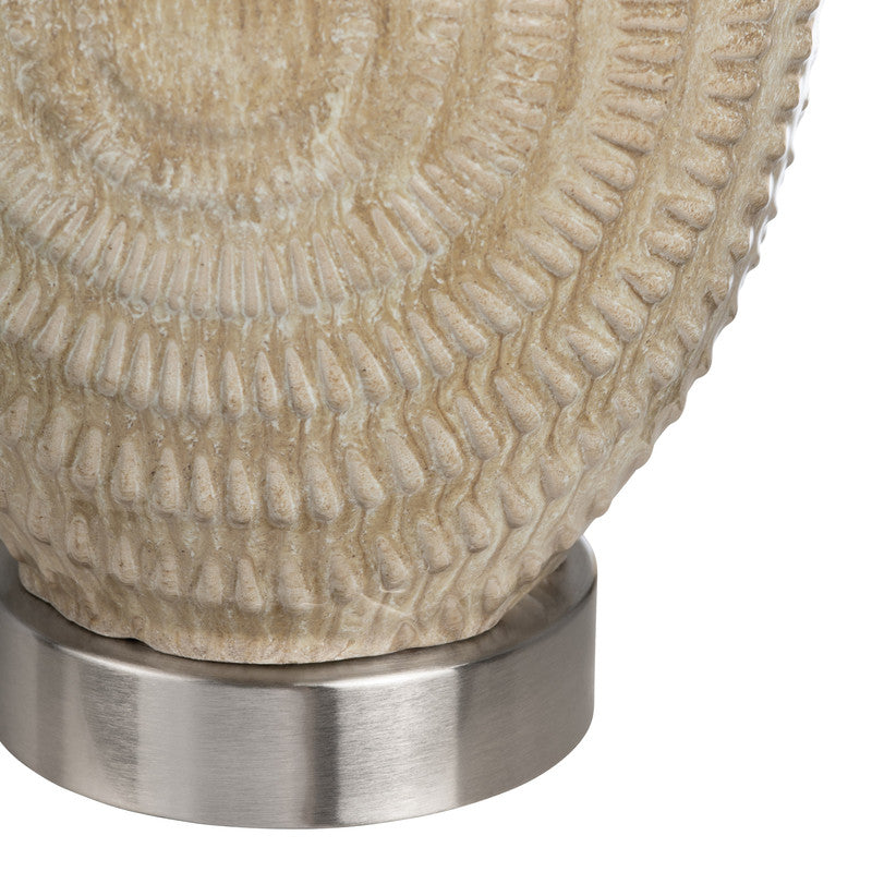 Carraway Cream/White Table Lamp - Ornate Home