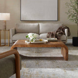 Carraway Woodtone Burl Wood Coffee Table - Ornate Home