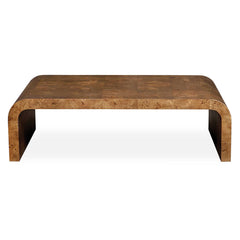 Carraway Woodtone Burl Wood Coffee Table - Ornate Home
