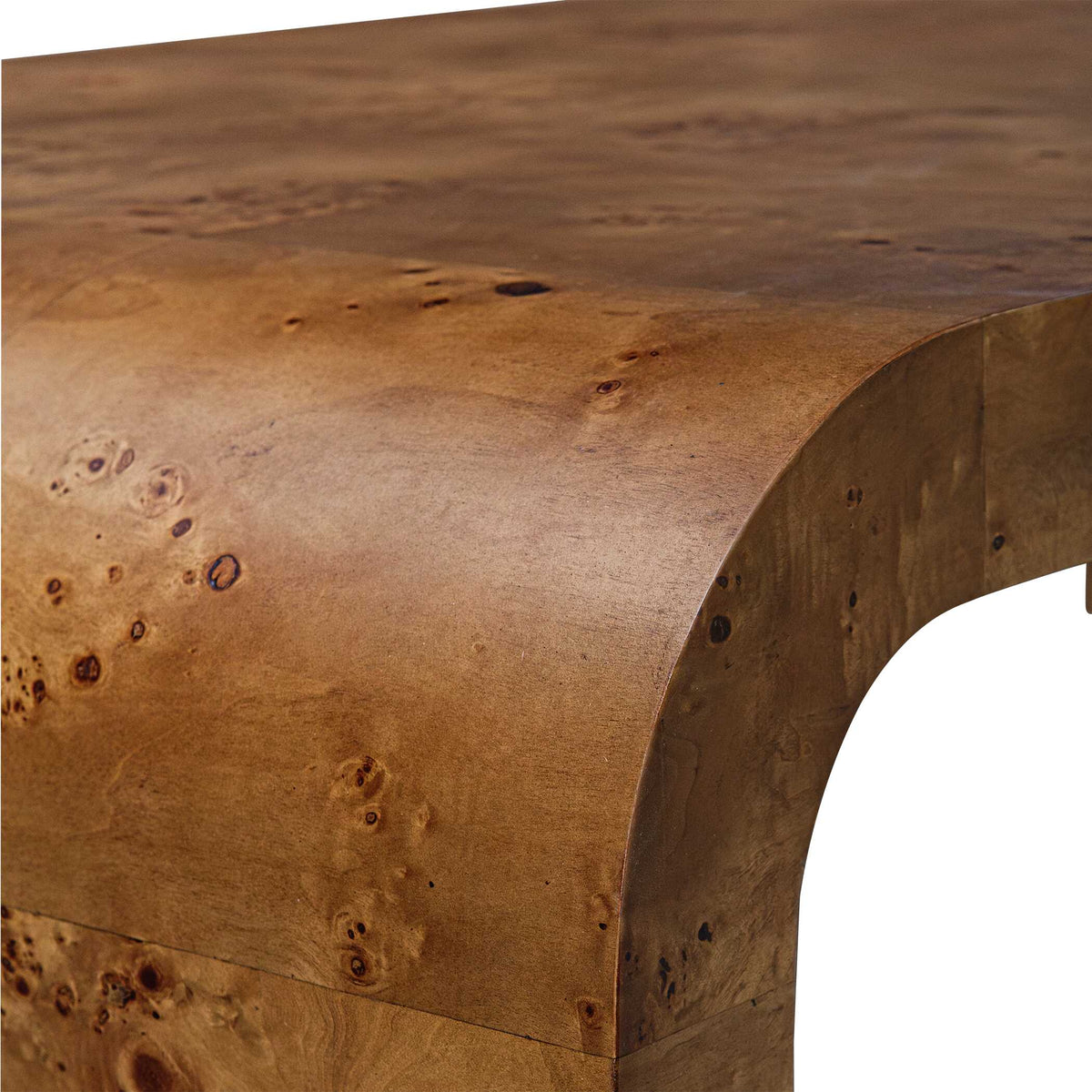 Carraway Woodtone Burl Wood Coffee Table - Ornate Home