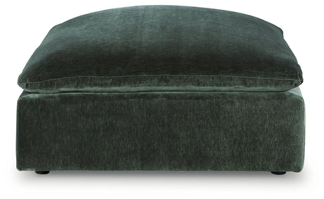 Carriage View Jade Oversized Accent Ottoman - Ornate Home