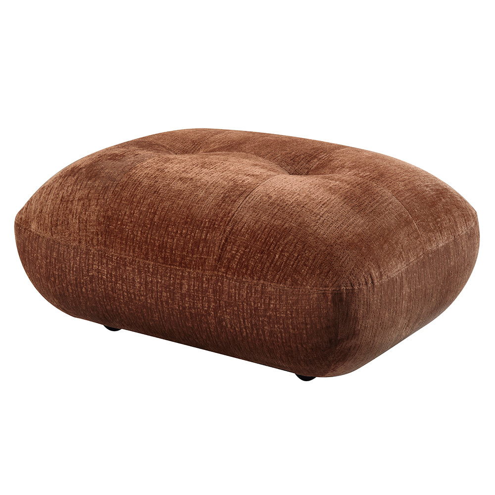 Carrick Beige Ottoman - Ornate Home