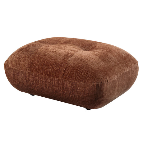 Carrick Beige Ottoman - Ornate Home