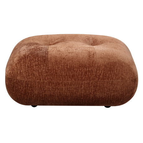 Carrick Beige Ottoman - Ornate Home