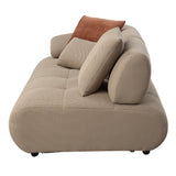 Carrick Beige Sectional Sofa W/6 Pillows - Ornate Home