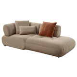Carrick Beige Sectional Sofa W/6 Pillows - Ornate Home