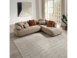 Carrick Beige Sectional Sofa W/6 Pillows - Ornate Home
