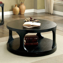 Carrie Antique Black Coffee Table - Ornate Home