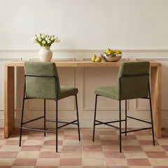 Carrie Natural Counter Table - Ornate Home