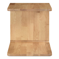 Carrie Natural Oak Side Table - Ornate Home