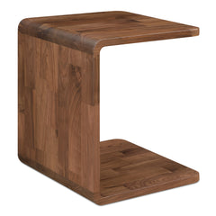 Carrie Walnut Side Table - Ornate Home