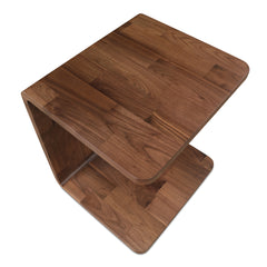 Carrie Walnut Side Table - Ornate Home
