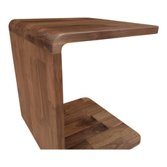 Carrie Walnut Side Table - Ornate Home