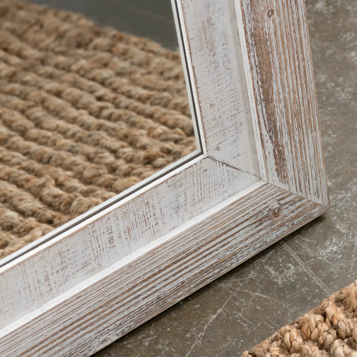 Carrigan White Wall Mirror