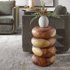 Carrillo Woodtone Modern End Table - Ornate Home