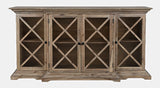 Carrington Bisque Large Breakfront Cabinet - Ornate Home