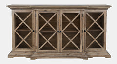 Carrington Bisque Large Breakfront Cabinet - Ornate Home