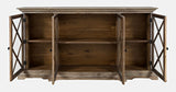 Carrington Bisque Large Breakfront Cabinet - Ornate Home