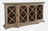 Carrington Bisque Large Breakfront Cabinet - Ornate Home