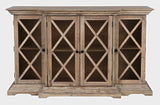 Carrington Bisque Small Breakfront Cabinet - Ornate Home