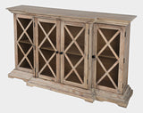 Carrington Bisque Small Breakfront Cabinet - Ornate Home