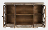 Carrington Bisque Small Breakfront Cabinet - Ornate Home