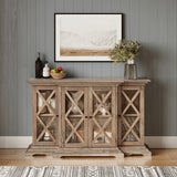 Carrington Bisque Small Breakfront Cabinet - Ornate Home