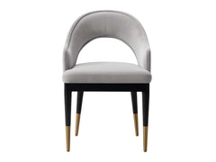Carrington Dining Armchair in Light Grey - Ornate Home