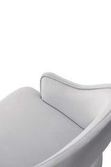 Carrington Dining Armchair in Light Grey - Ornate Home