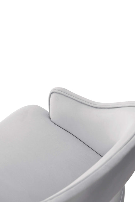 Carrington Dining Armchair in Light Grey - Ornate Home