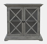Carrington Grey Accent Cabinet - Ornate Home