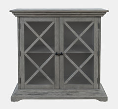 Carrington Grey Accent Cabinet - Ornate Home