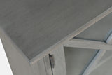Carrington Grey Accent Cabinet - Ornate Home