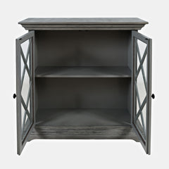 Carrington Grey Accent Cabinet - Ornate Home