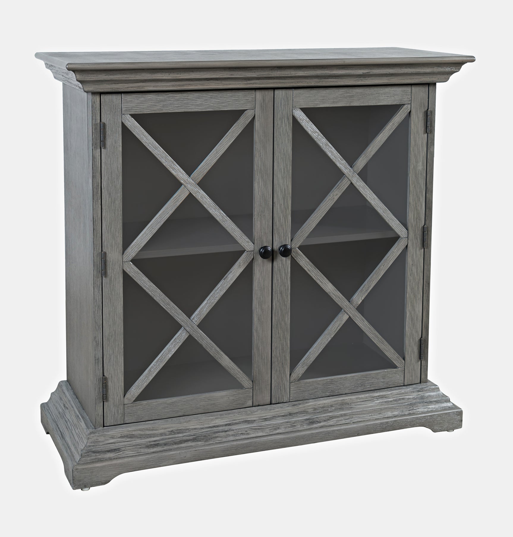 Carrington Grey Accent Cabinet - Ornate Home