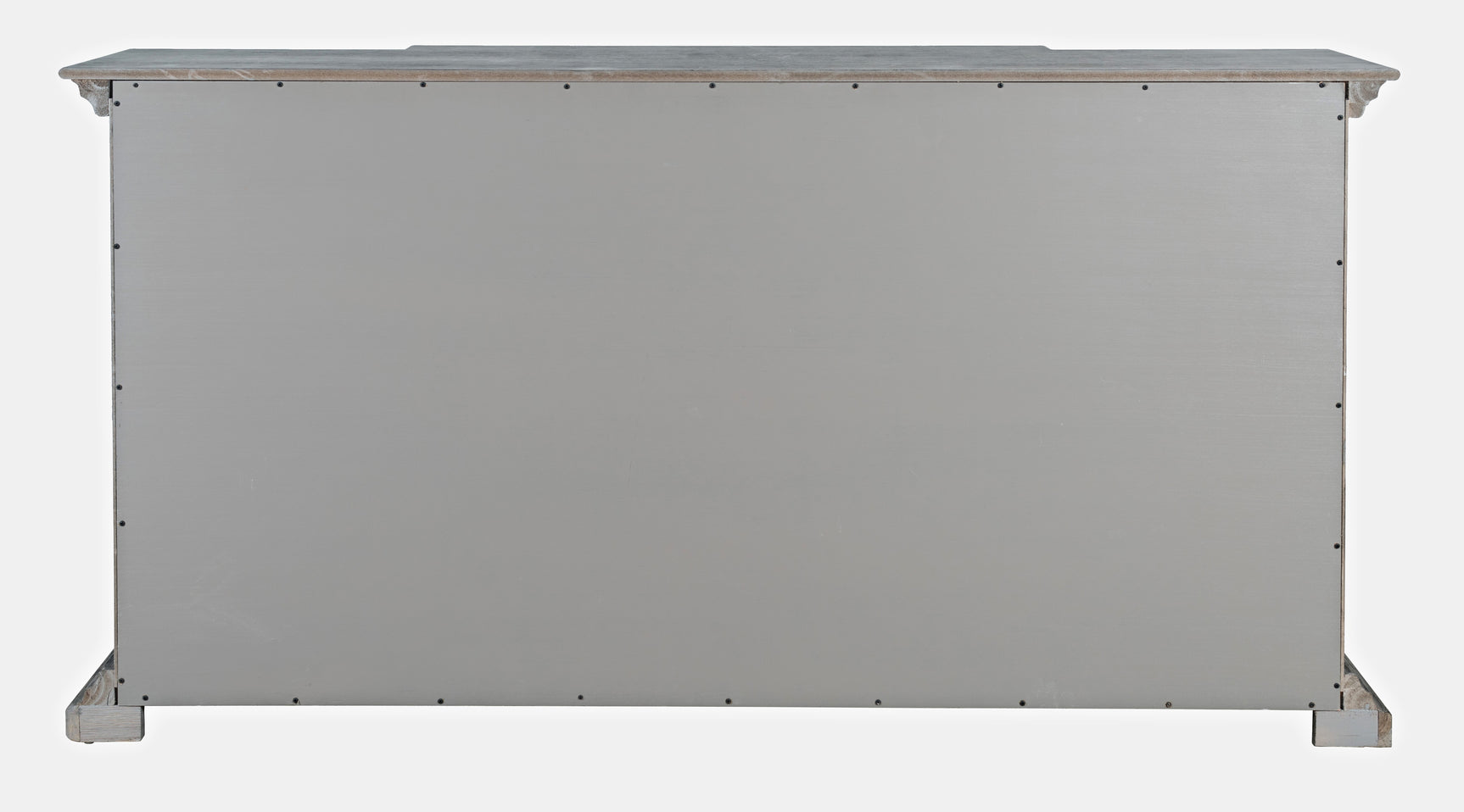 Carrington Grey Large Breakfront Cabinet - Ornate Home